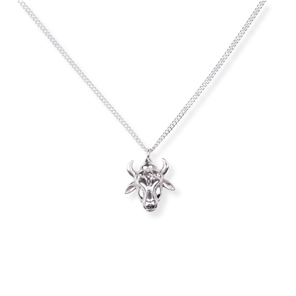 Silver Nandi Pendant Necklace