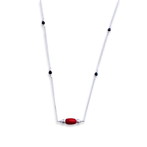 Coral Pearl Mangalsutra