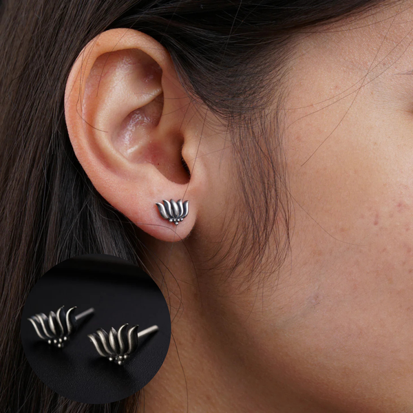 Lotus Studs | 92.5 Silver