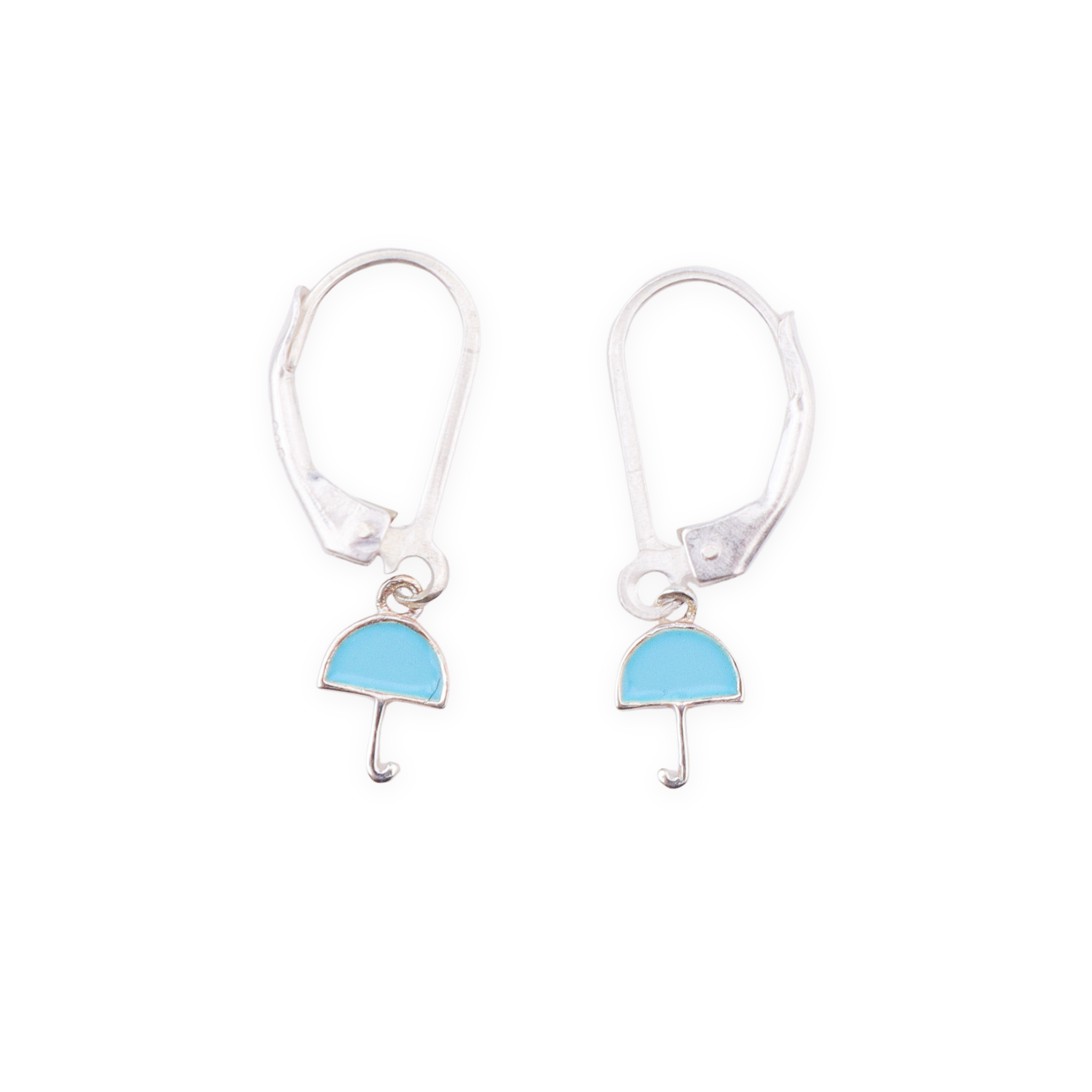 Enamel Umbrella Dangler Earrings
