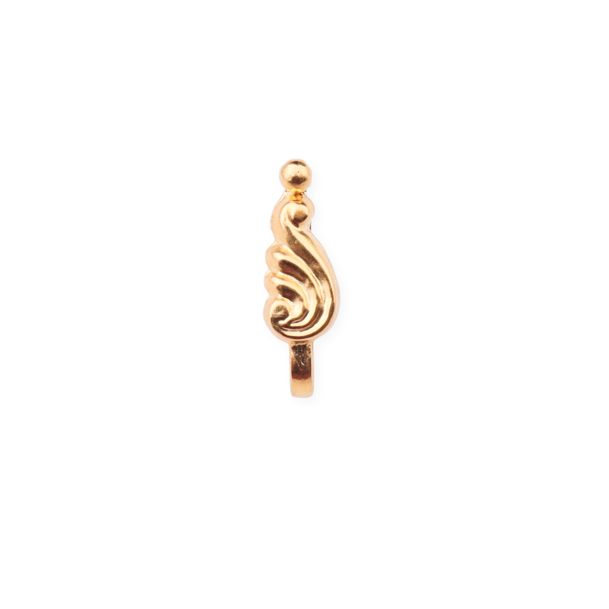 Shell Nosepin (Clip-On)| 22K Gold Plated