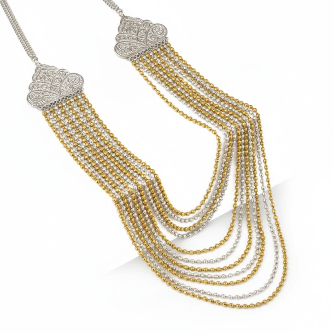 हरपर रेवडी माला (Harpar Revdi Mala) 11 Layered Necklace