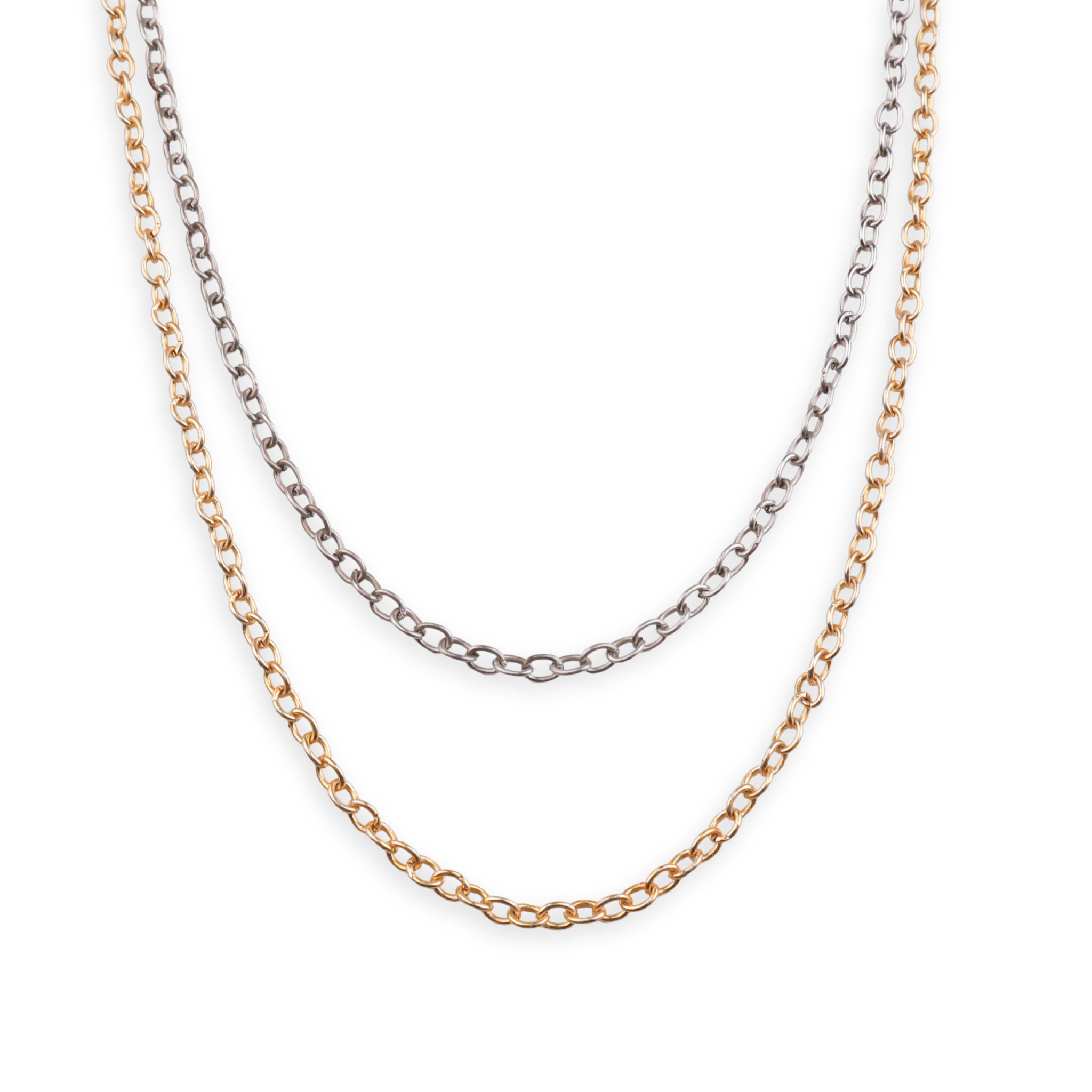 22K Gold Plated Brass Fashion Necklace