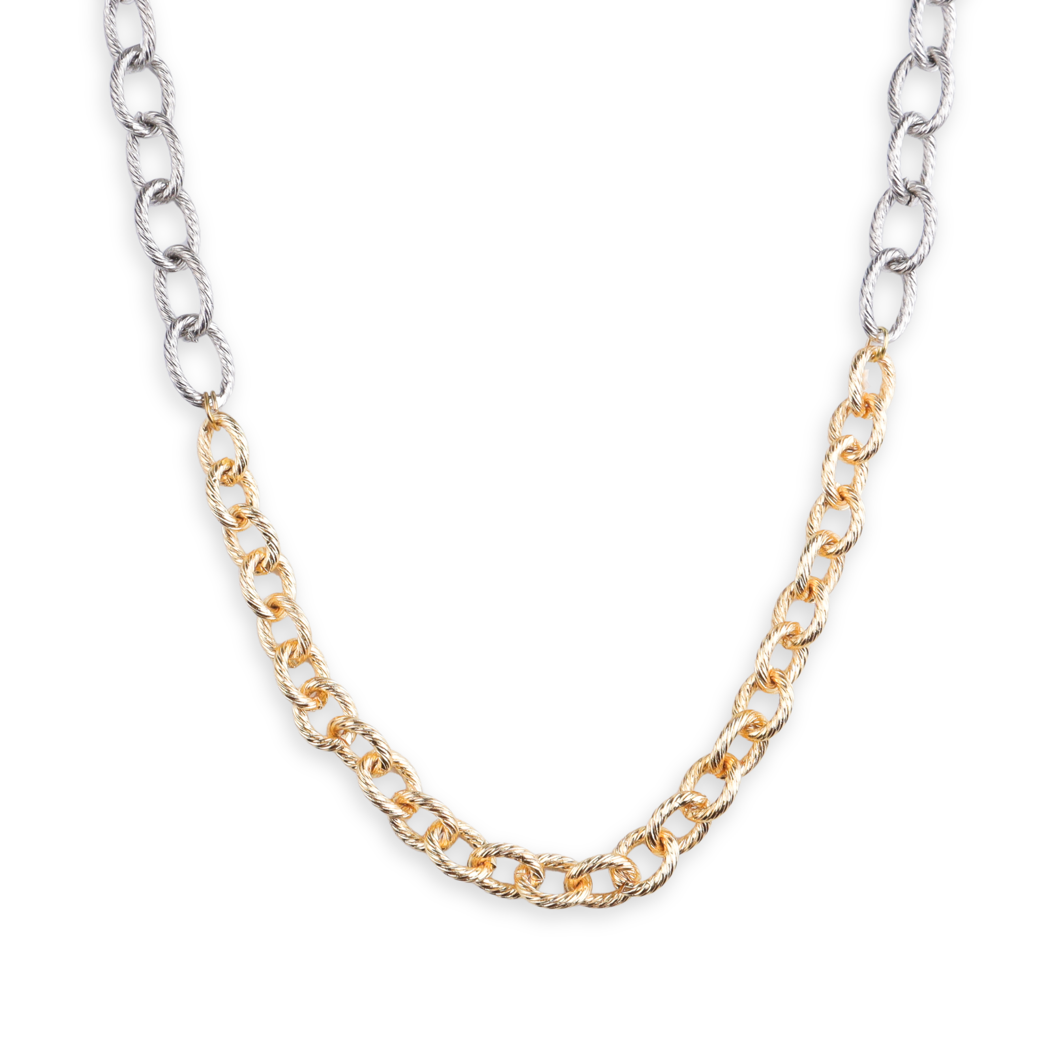 22K Gold Plated Brass Fashion Necklace
