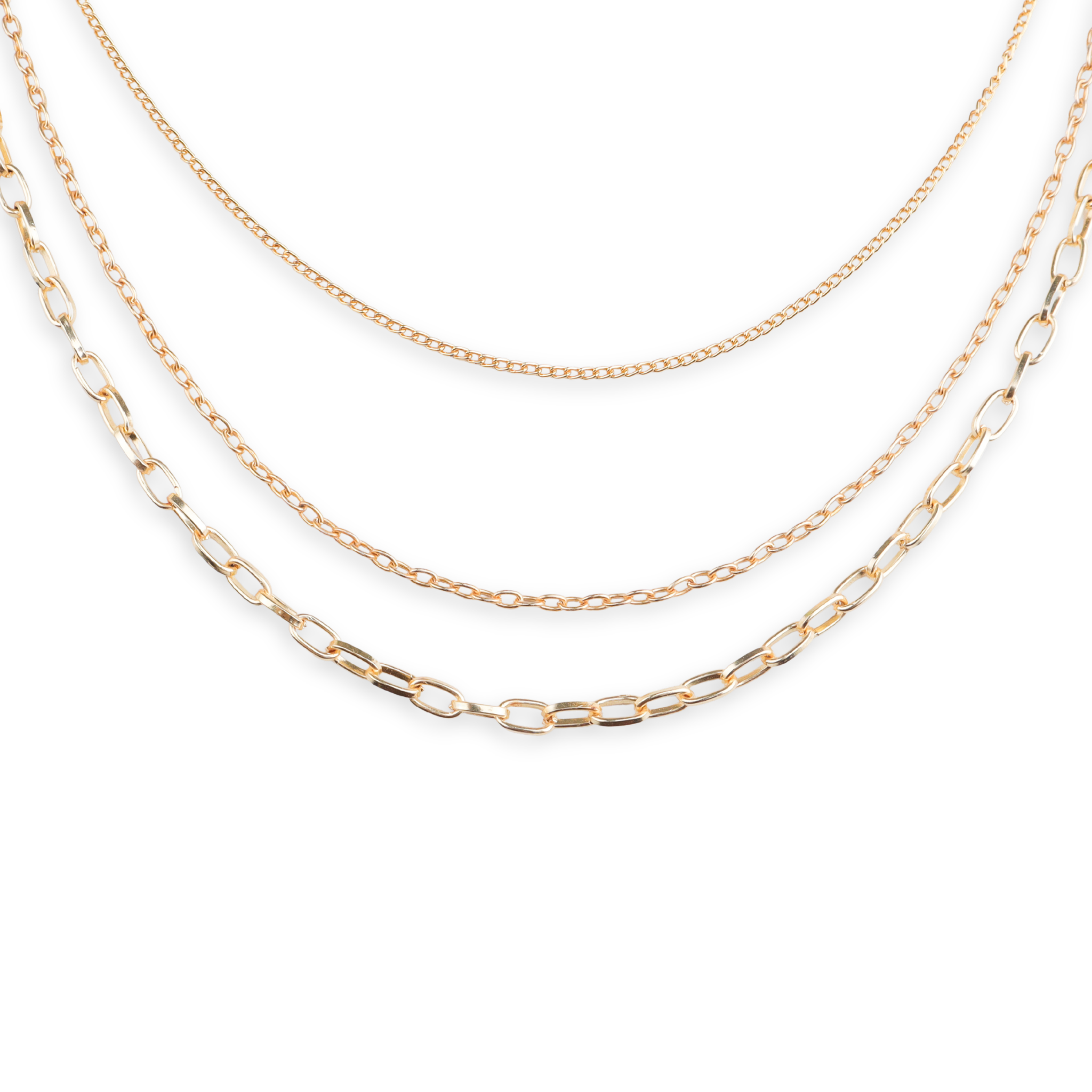 22K Gold Plated Brass Fashion Necklace