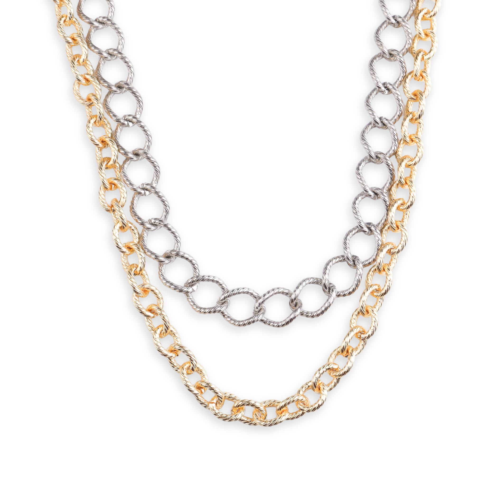 22K Gold Plated Brass Fashion Necklace