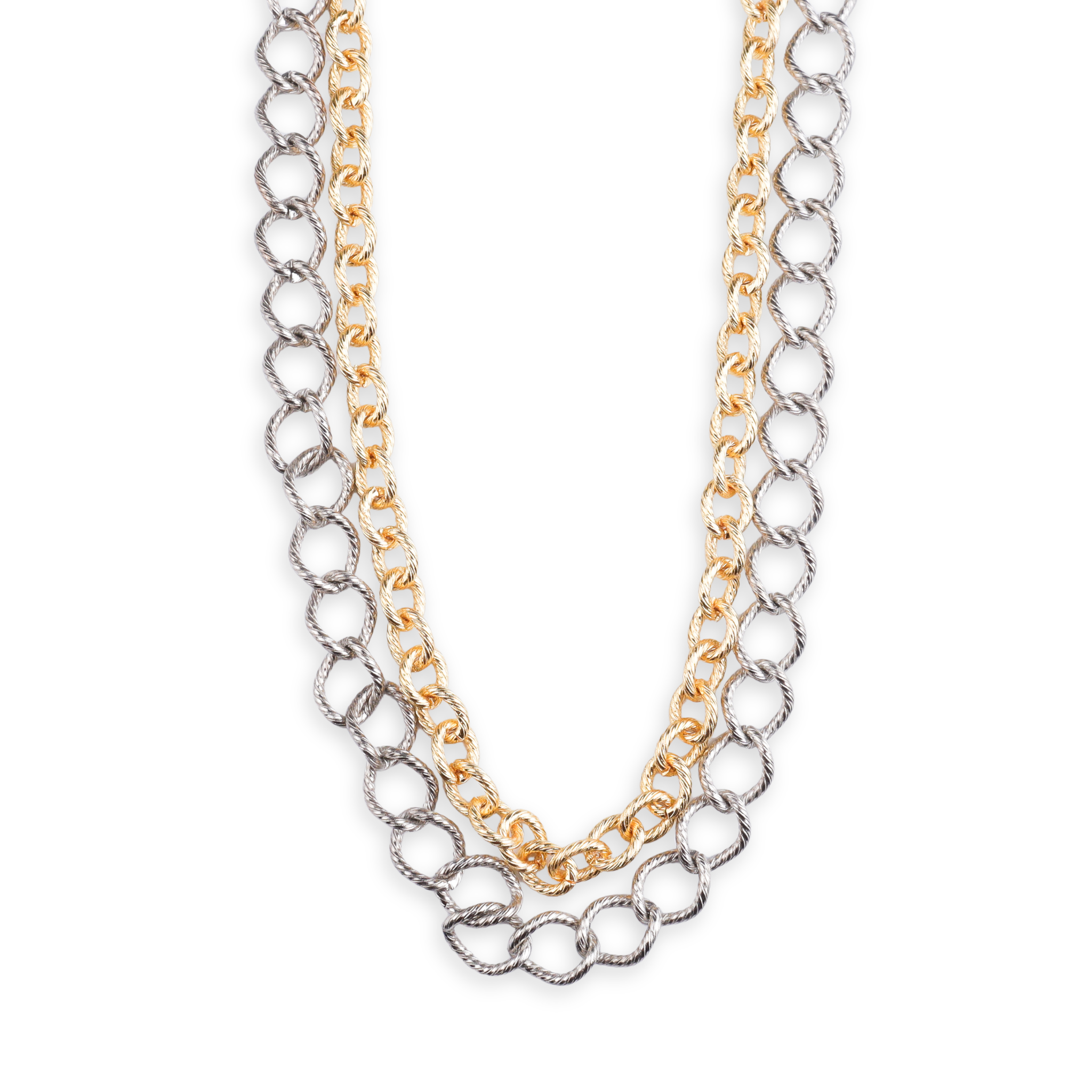 22K Gold Plated Brass Fashion Necklace