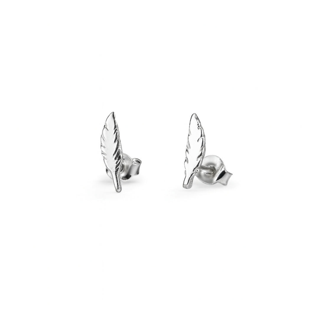 Silver Feather Stud | 92.5 Silver