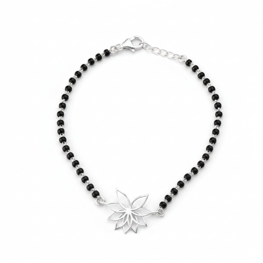 Lotus Mangalsutra Bracelet