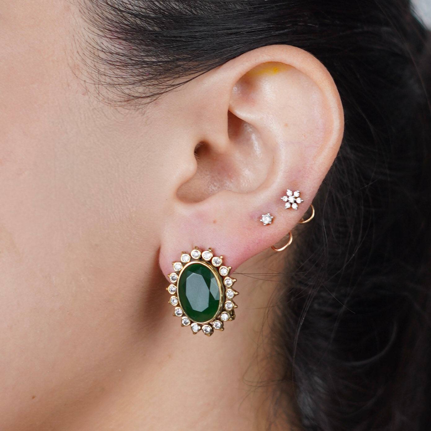Brass Fashion Earrings