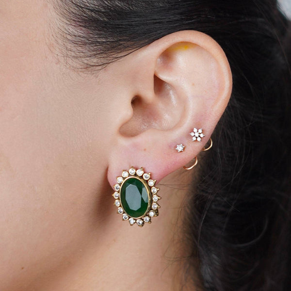Brass Fashion Earrings
