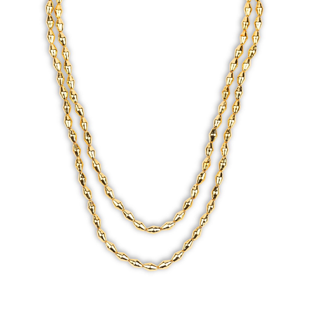 22K Gold Plated Fashion Dholki Maal – Double Layer