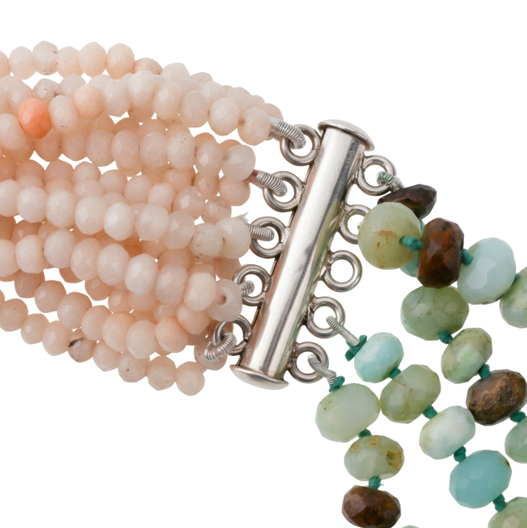 Luxe Necklace - Blue Opal