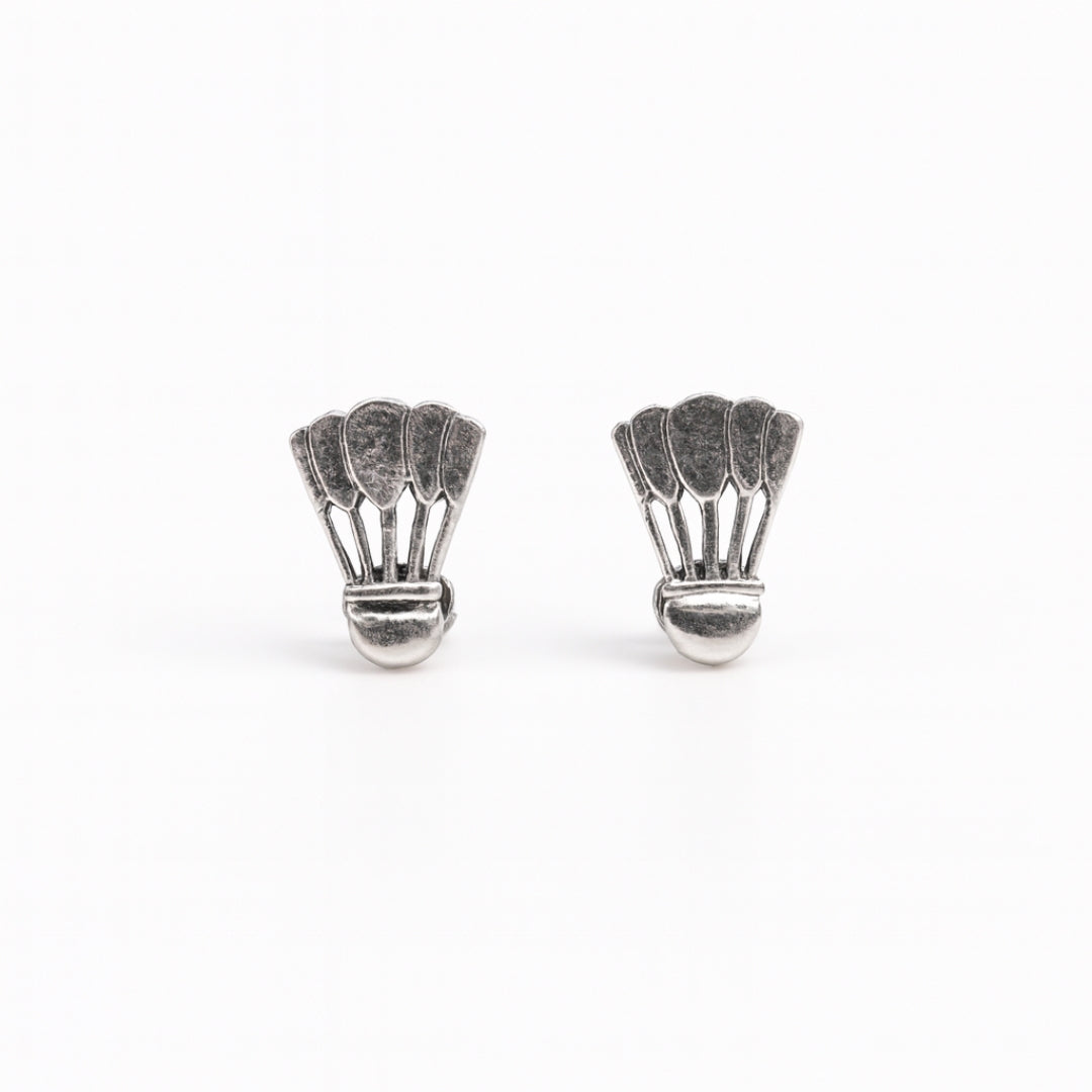 Silver Shuttlecock Stud | 92.5 Silver