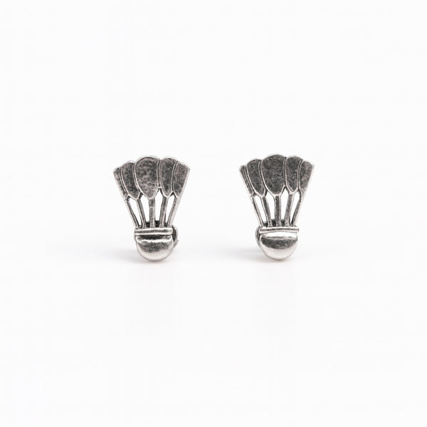 Silver Shuttlecock Stud | 92.5 Silver