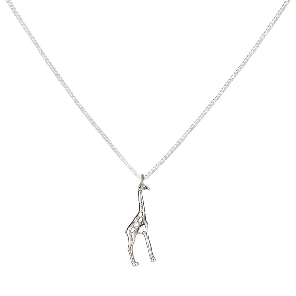 Silver giraffe pendant jewelry