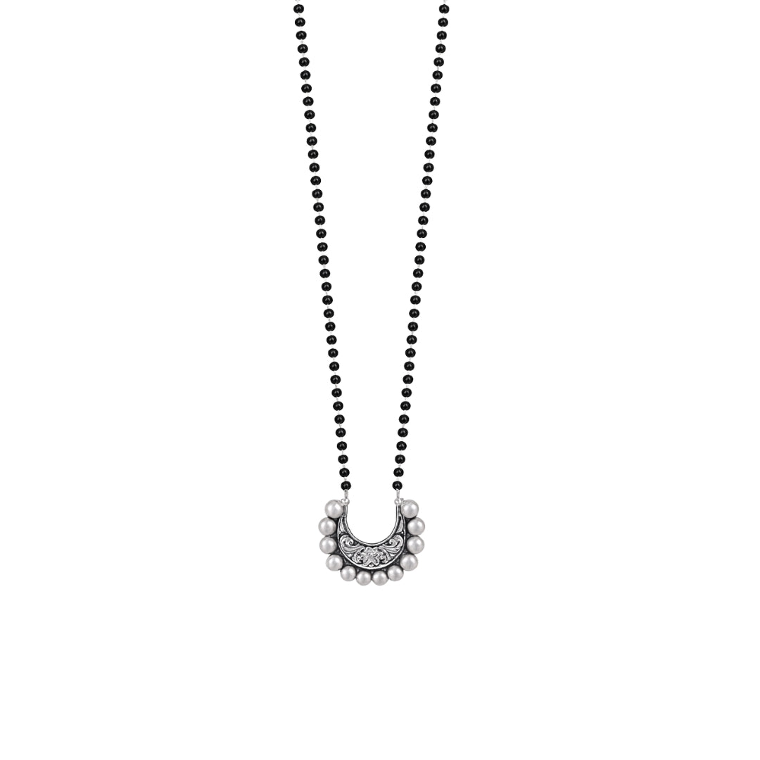 Silver Chandrakor Mangalsutra