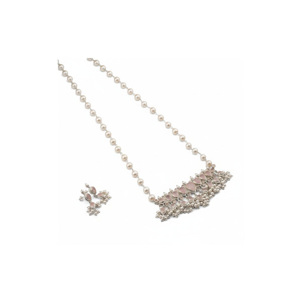 Classic Rose Quartz Tanmani Set (Made to Order)
