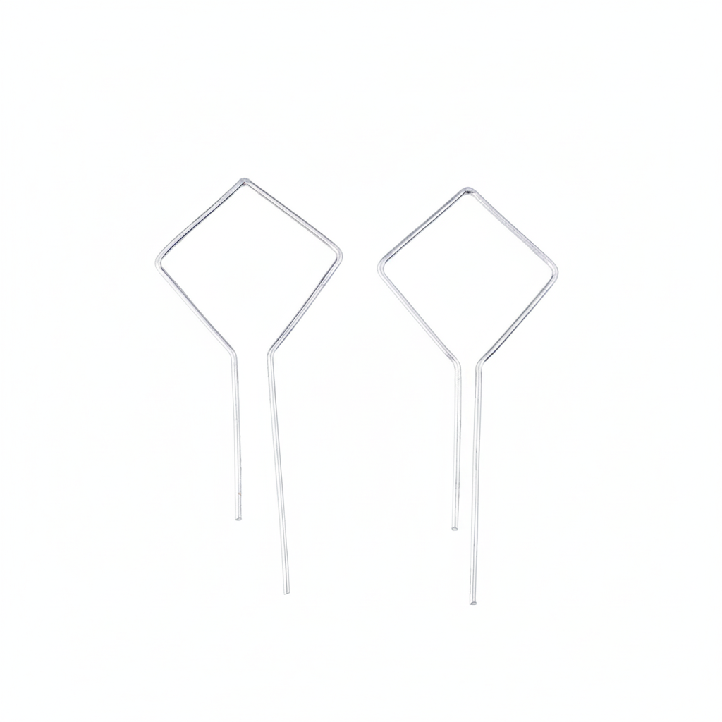 Geometric Rhombus Hoops