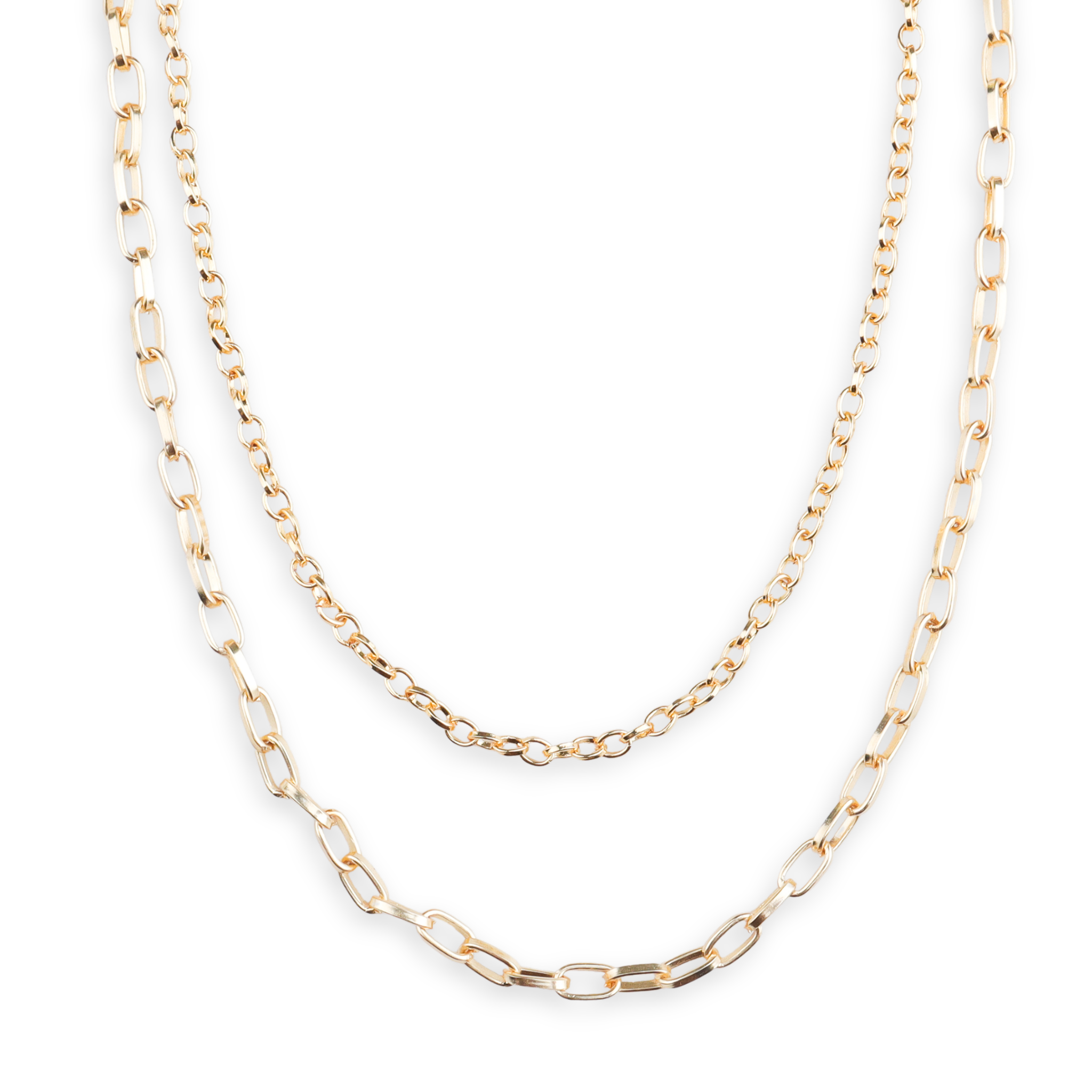 22K Gold Plated Brass Fashion Necklace