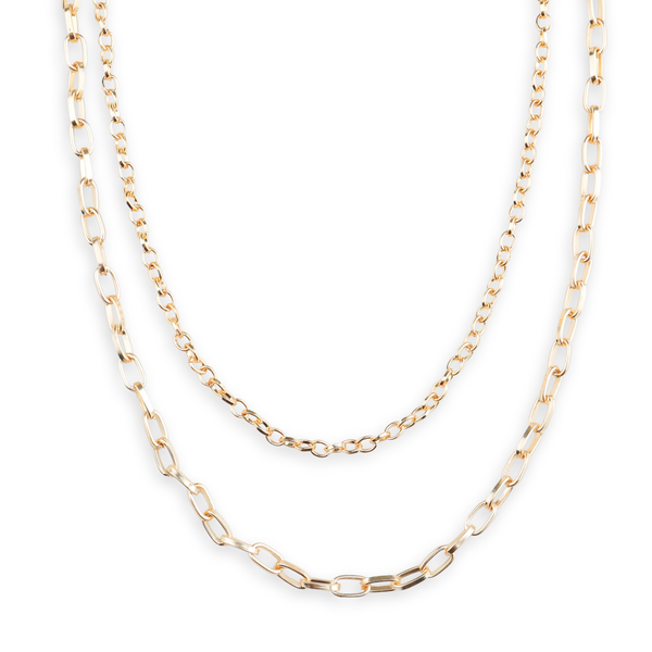 22K Gold Plated Brass Fashion Necklace