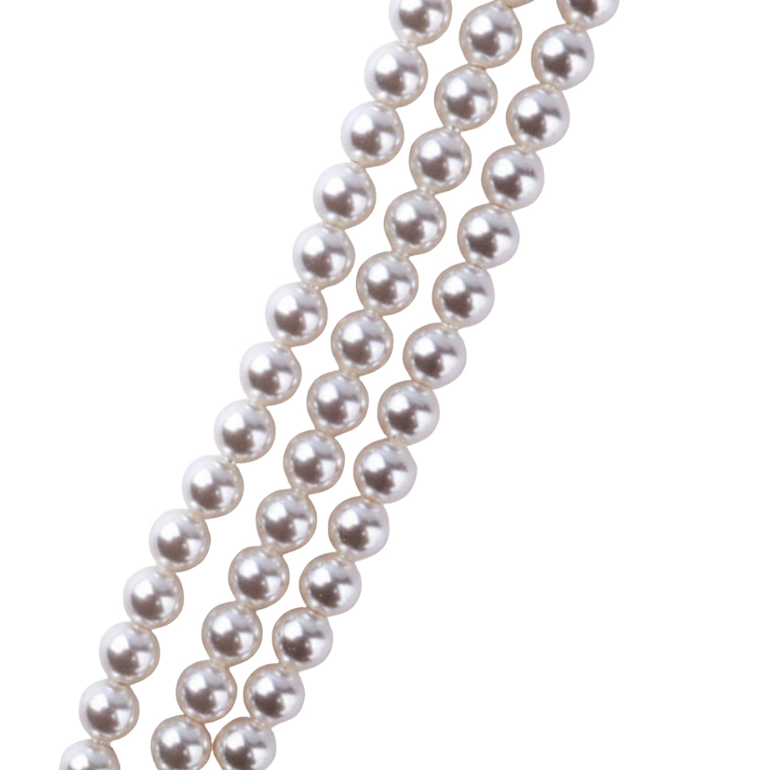 Luxe Necklace - Carved Findings and Pearls