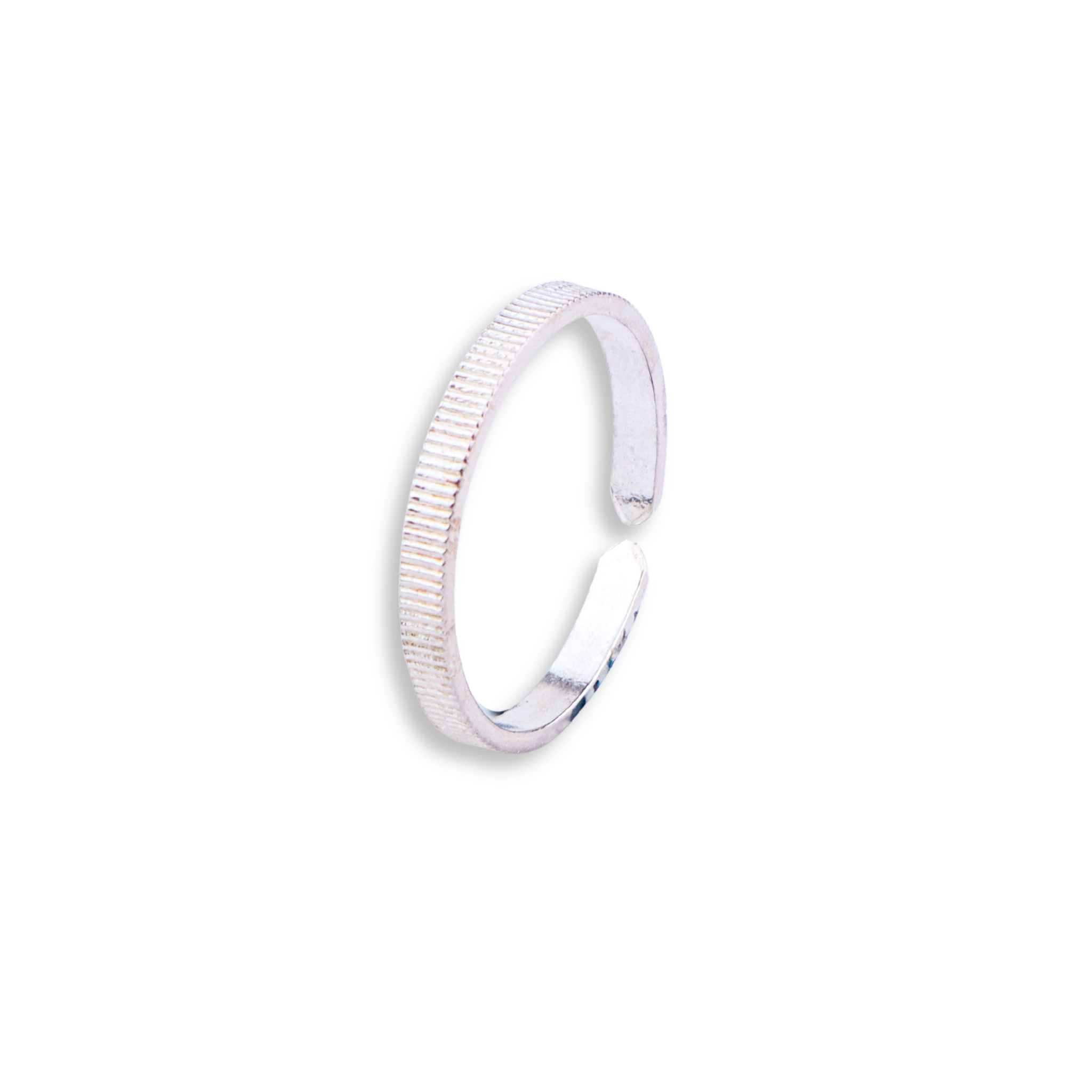 Unisex Textured Ring | 92.5 Sterling Silver