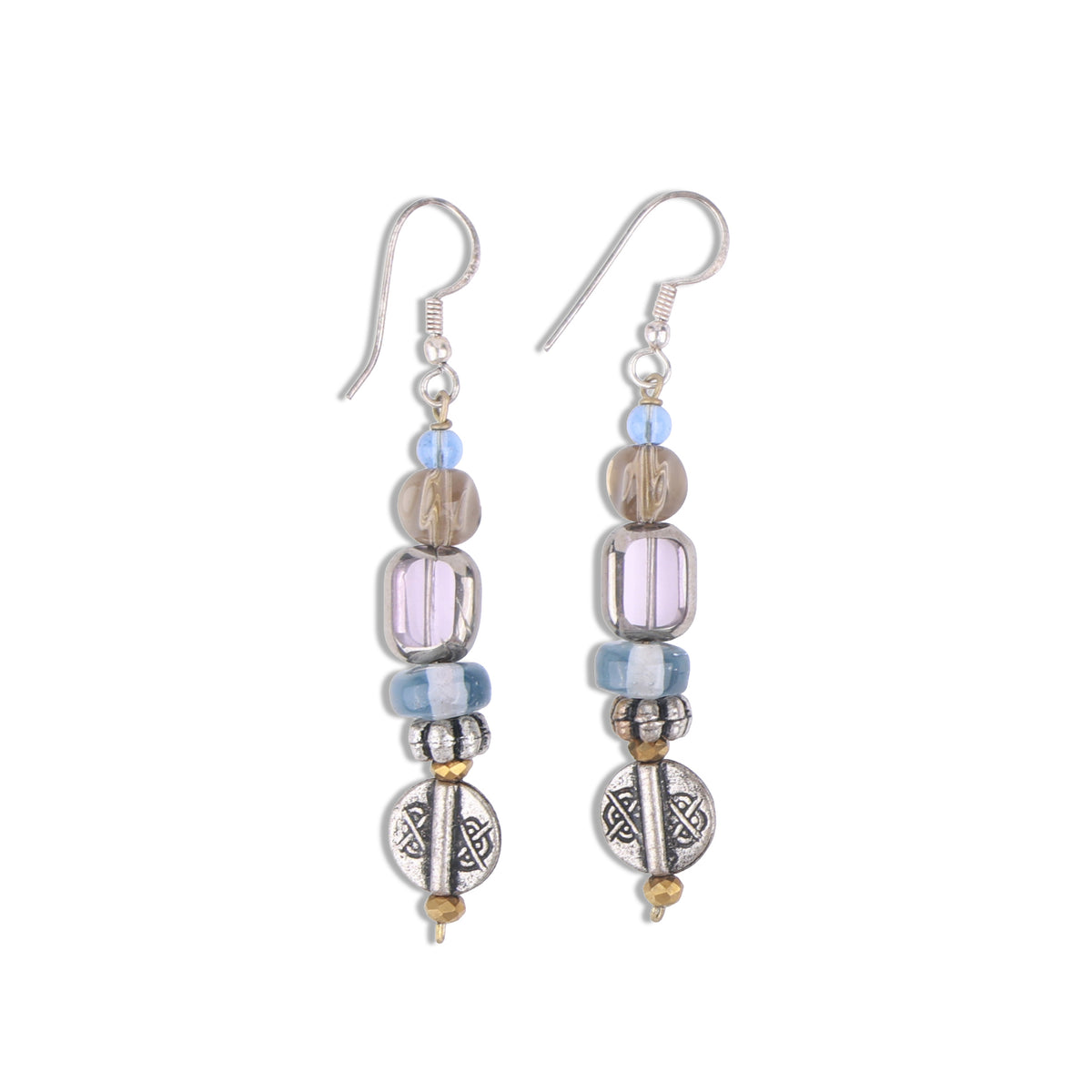 Multicolour Glass Bead Earrings