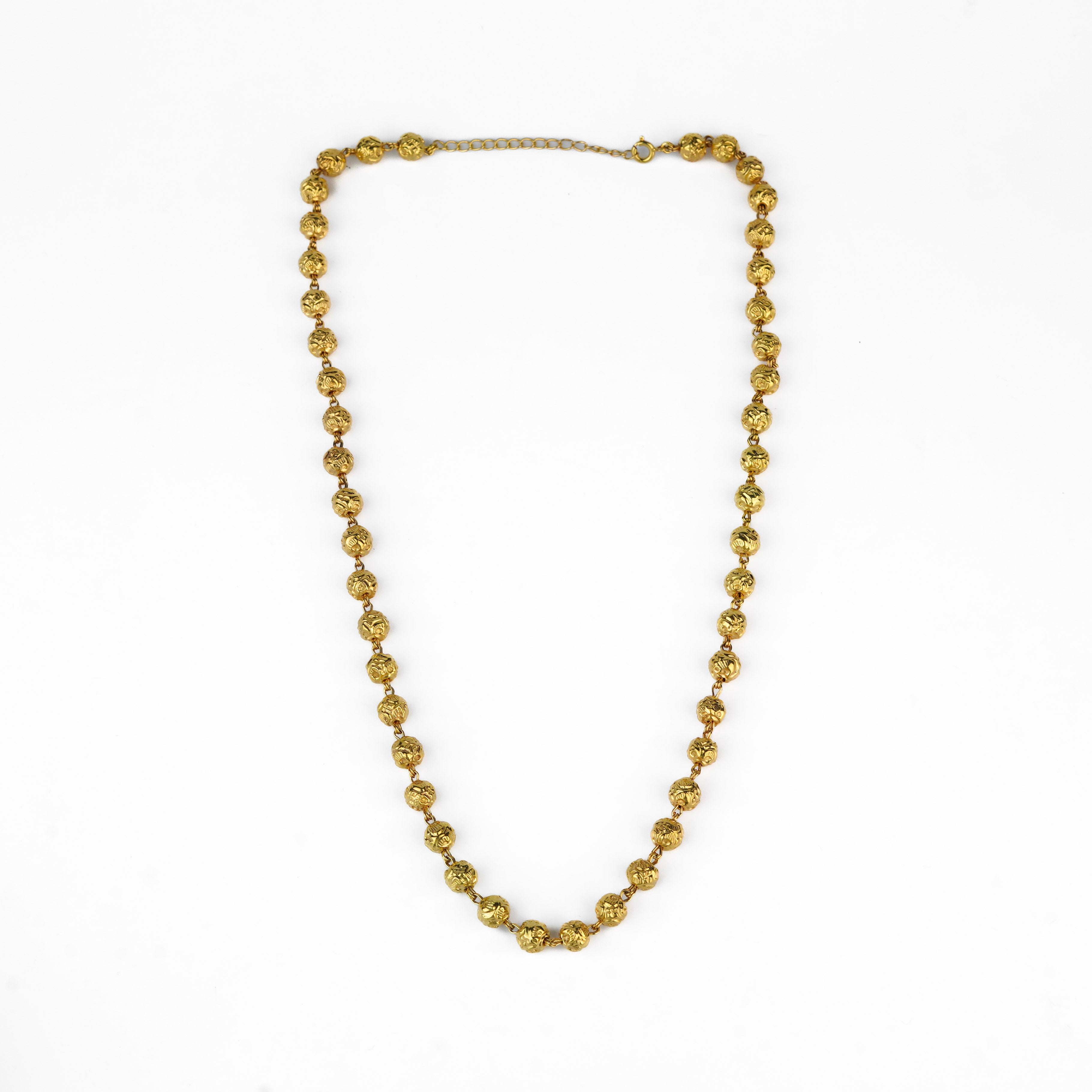 Silver Mohanmaal Necklace | 92.5 Silver | 22K Gold Plated