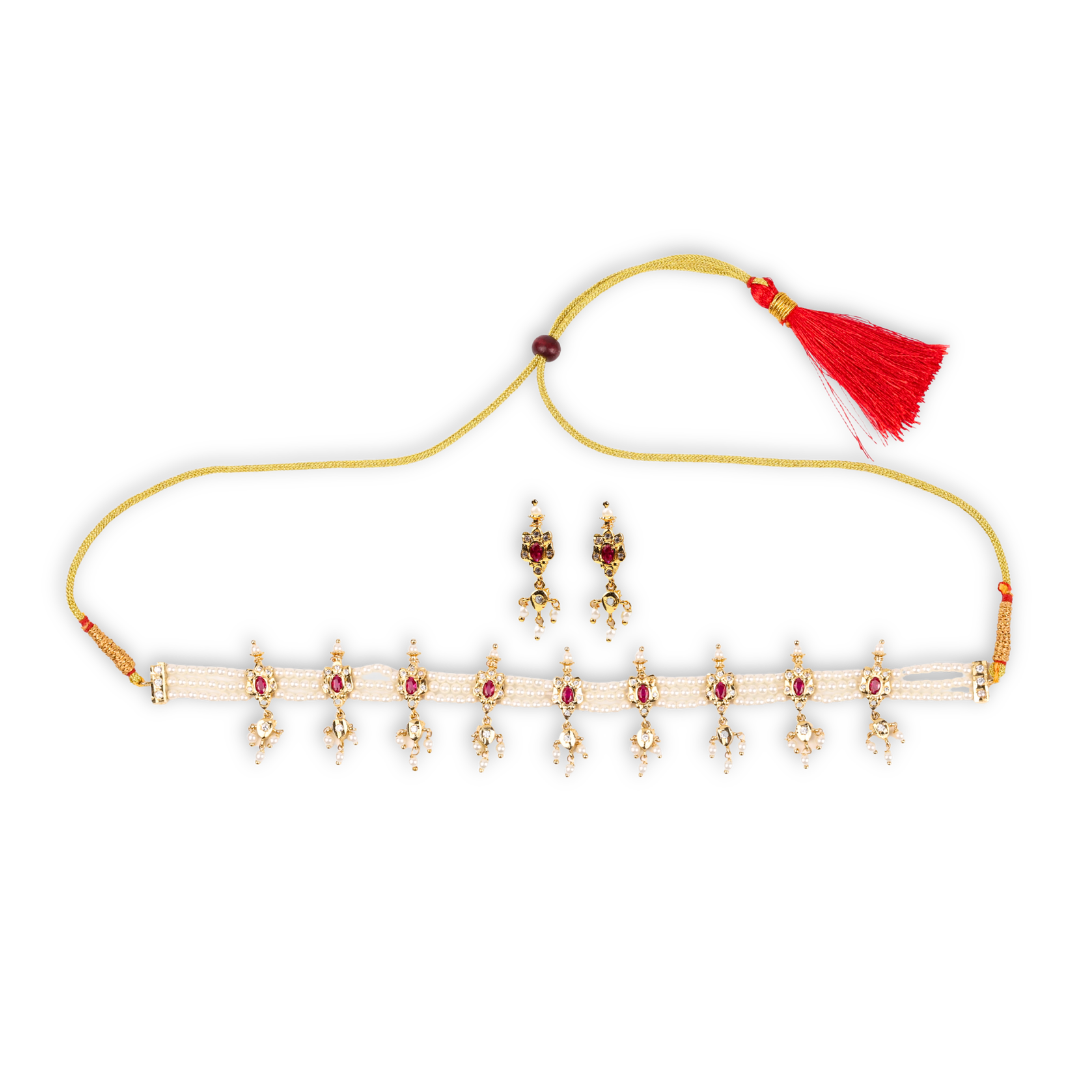 22K Gold Plated Fashion Chinchpeti