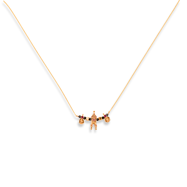 Silver Taali Mangalsutra | 22K Gold-Plated