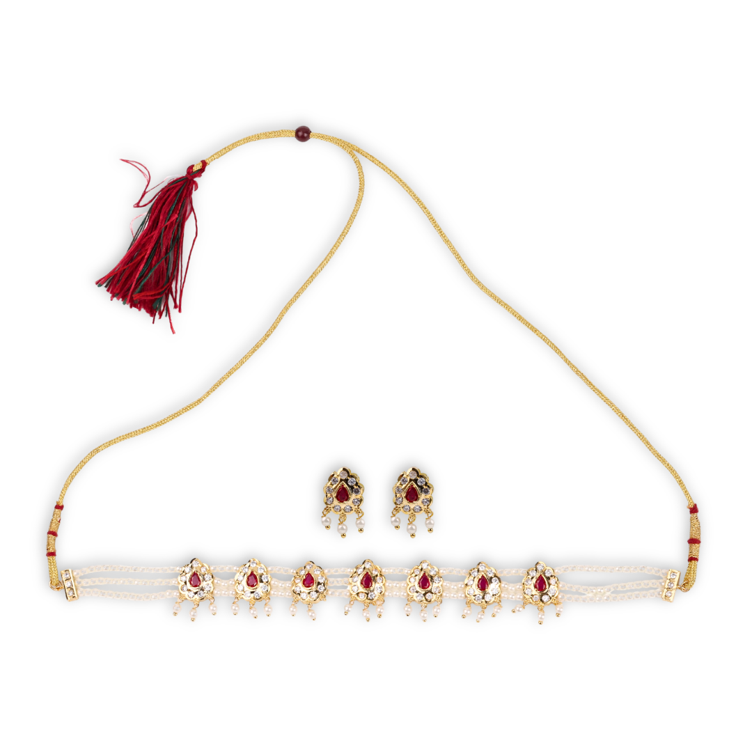 22K Gold Plated Fashion Chinchpeti