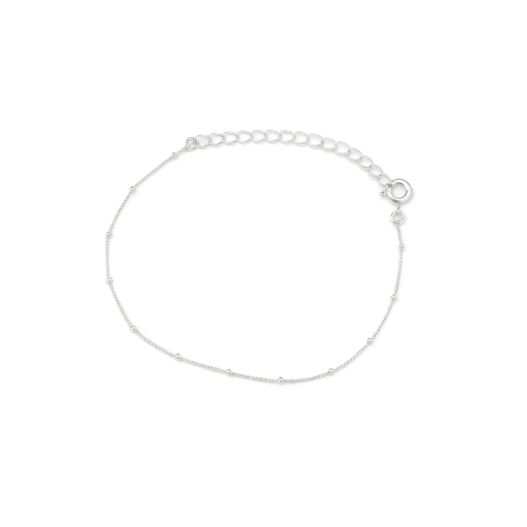 Dainty Silver Chain Bracelet