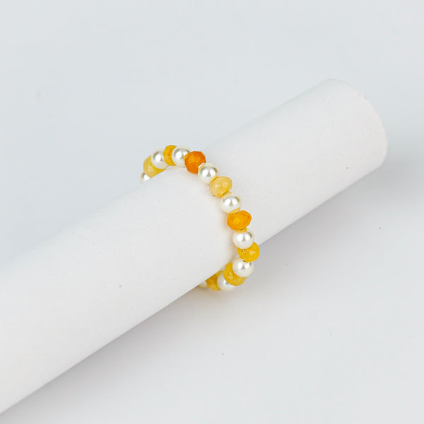 Agate and Pearls Ring