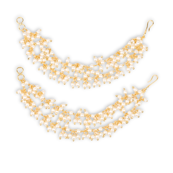 22K Gold Plated Fashion Pearl Bunch Vel
