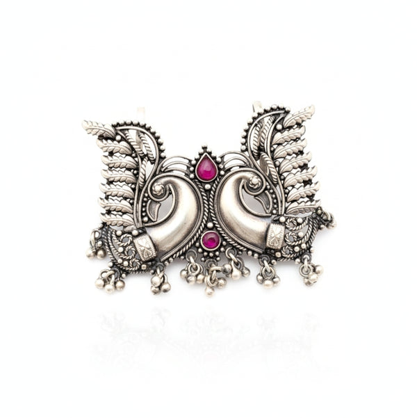 Itihaas Peacock Hairclip