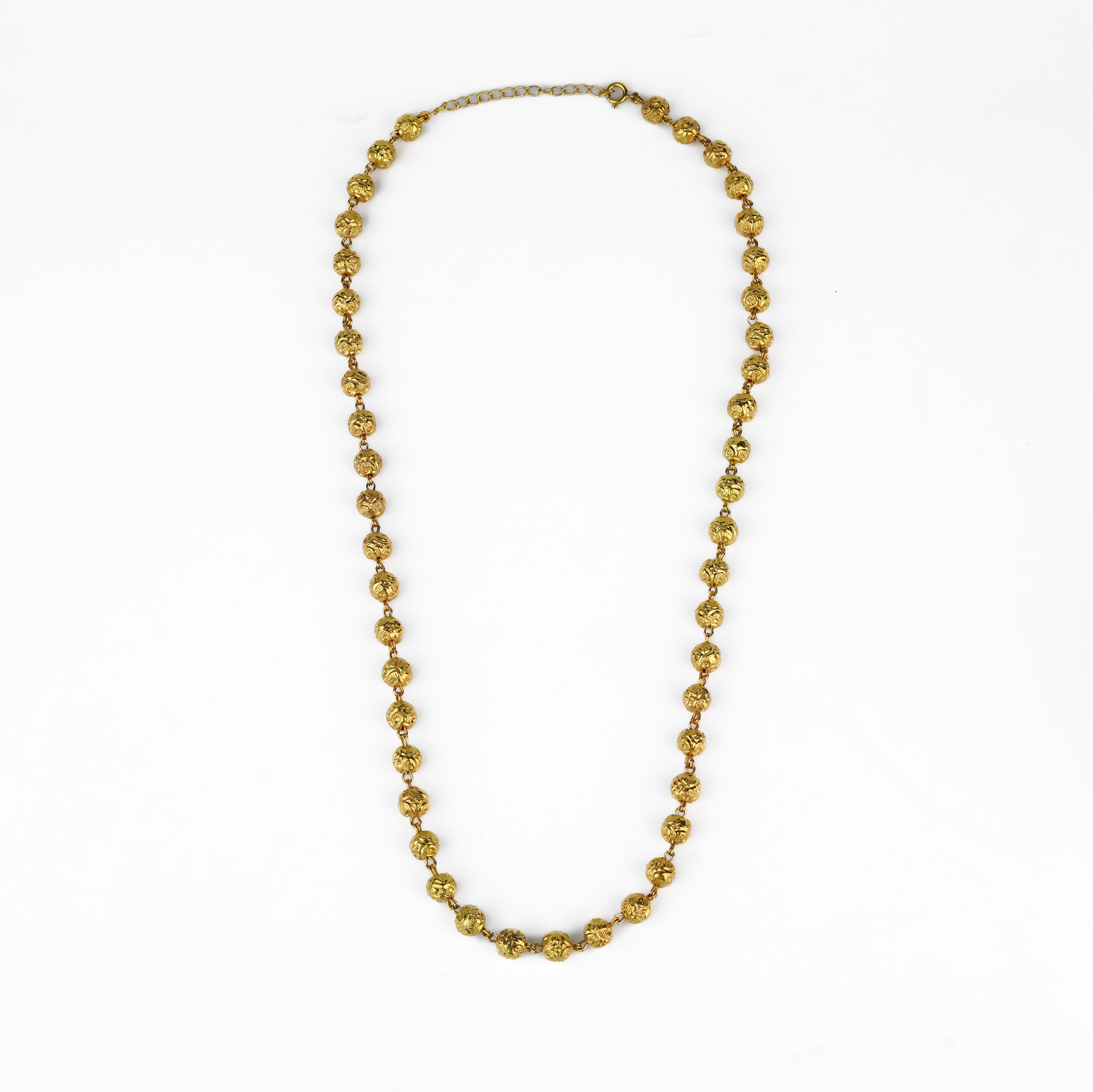 Silver Mohanmaal Necklace | 92.5 Silver | 22K Gold Plated