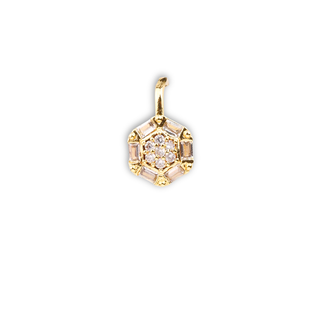 22K Gold Plated Fashion Bugadi / Nose Pin