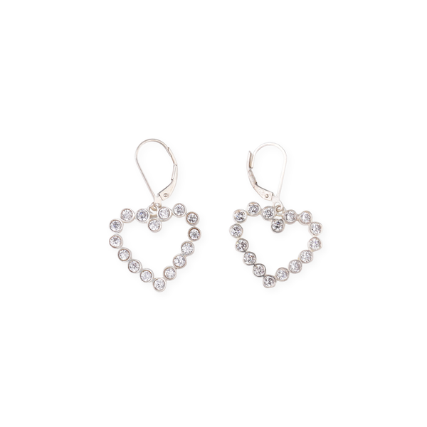 Love Silver Earring | CZ | 92.5 Silver