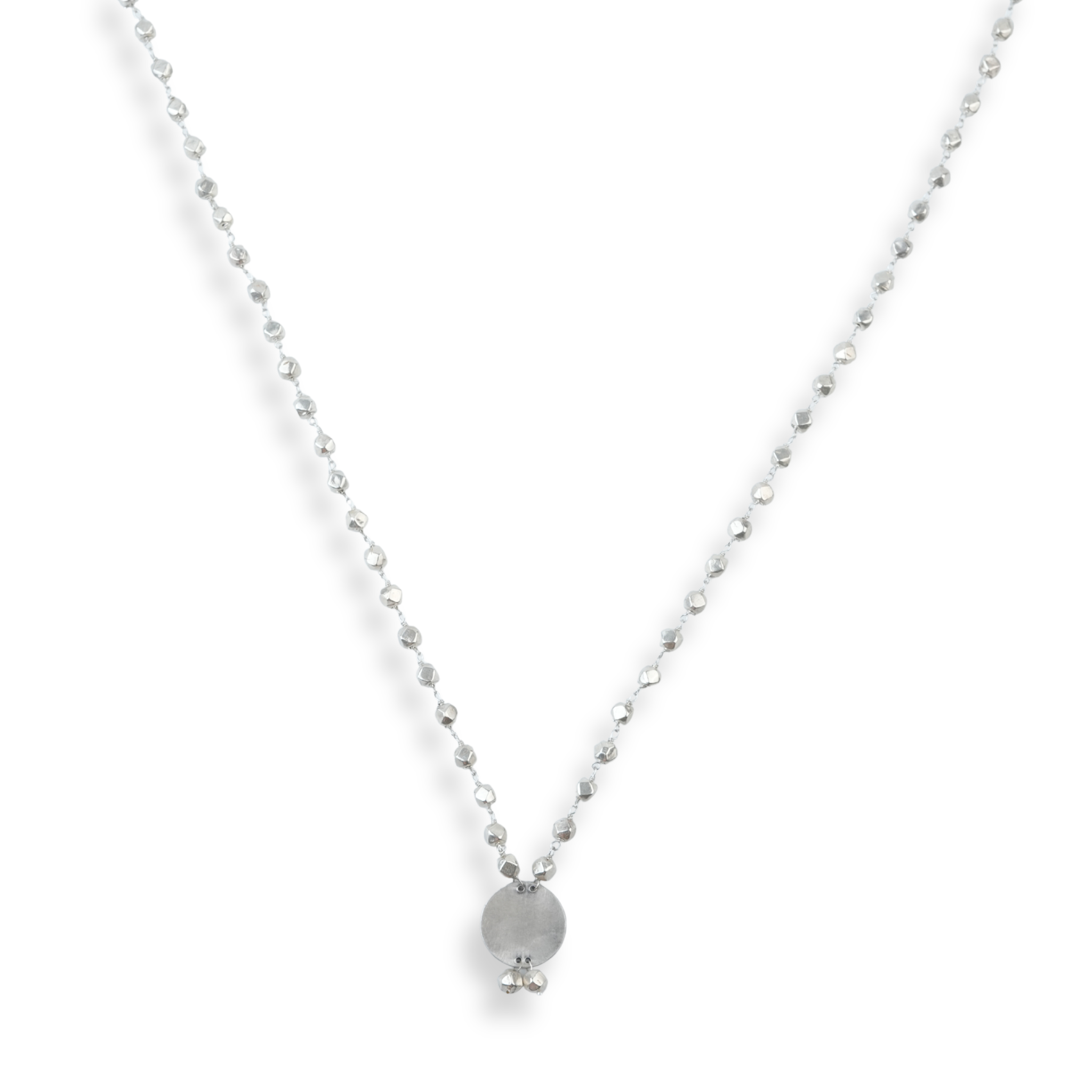 Ashtapailu Necklace with Plain Coin Pendant
