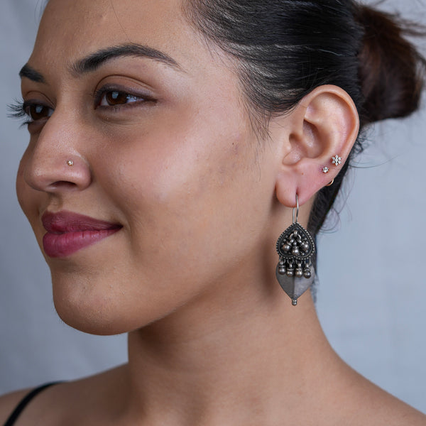 Antique Silver Earrings