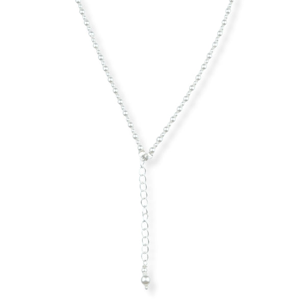 Y Pearl Necklace (Project Handmade)