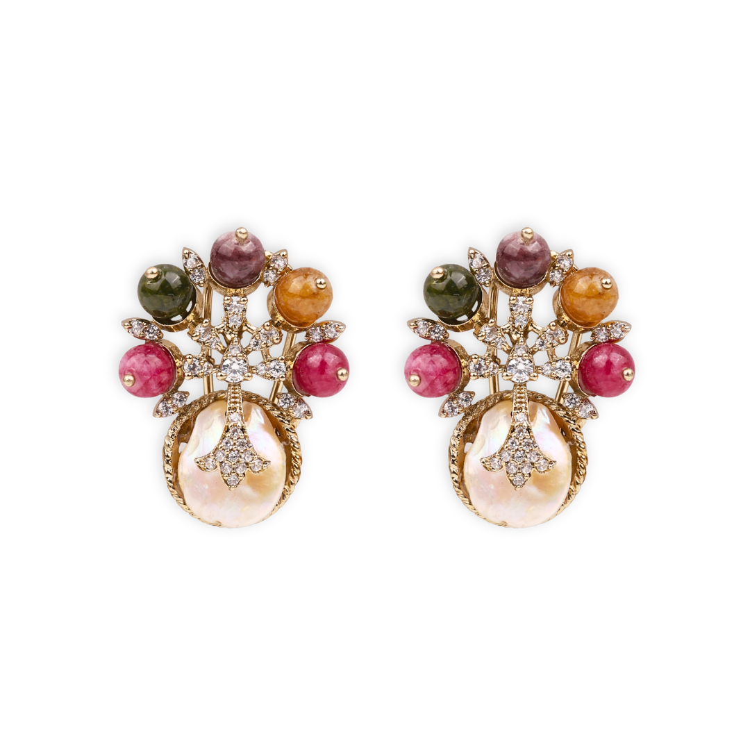 Brass Fashion Earrings