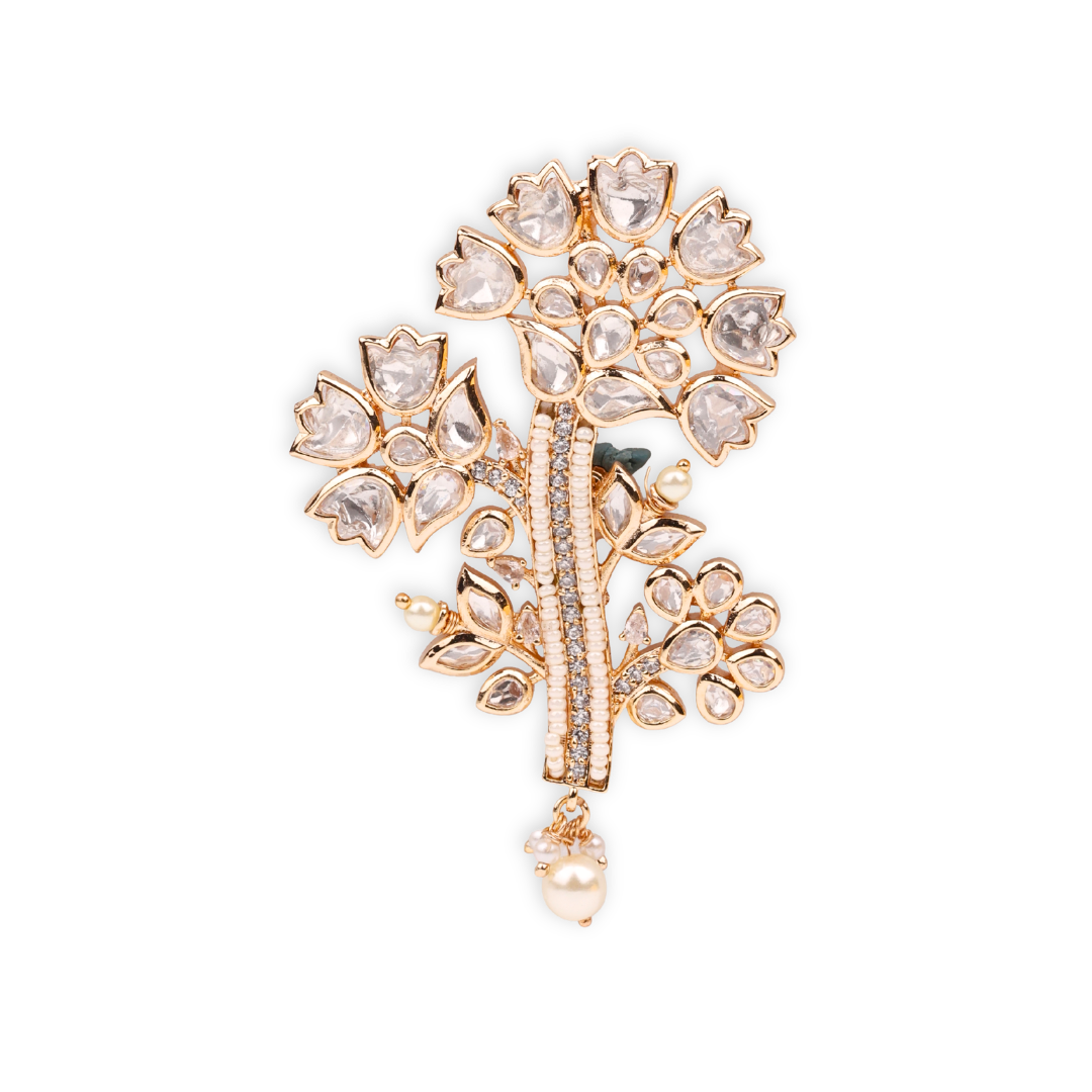 22K Gold Plated Fashion Unisex Brooch