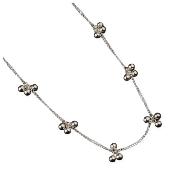 Silver Bead Baby Necklace