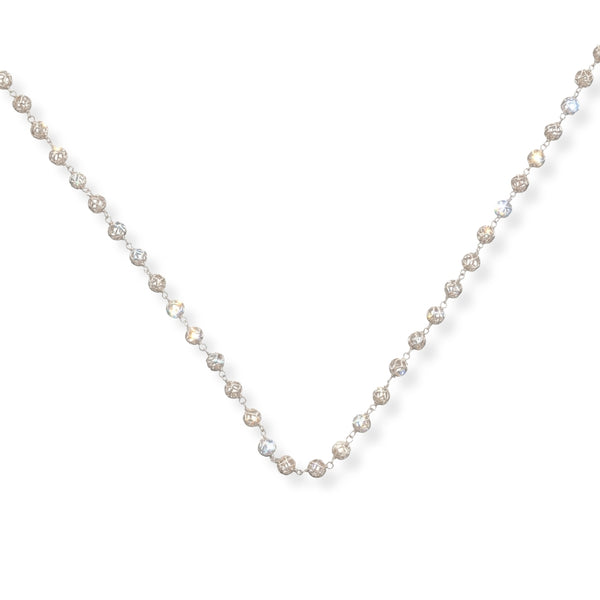 Silver Mohanmaal Ganthan Necklace