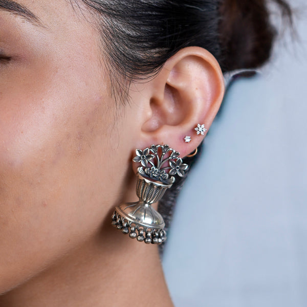 Antique Silver Earrings