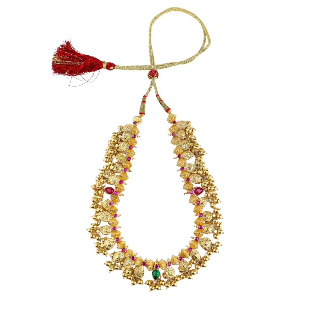 SIlver Choker Saaj | 92.5 Silver | 22K Gold Plated