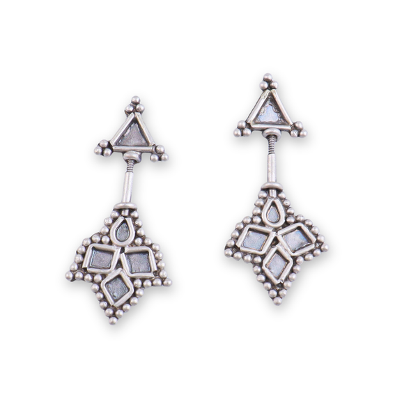 Nirbhaya & Diamond Cluster Bugadi (Pierced)