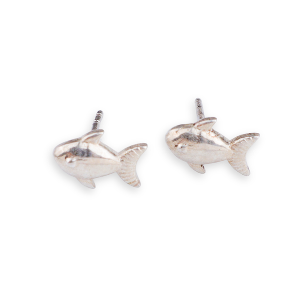 Silver Fish Studs | 92.5 Silver